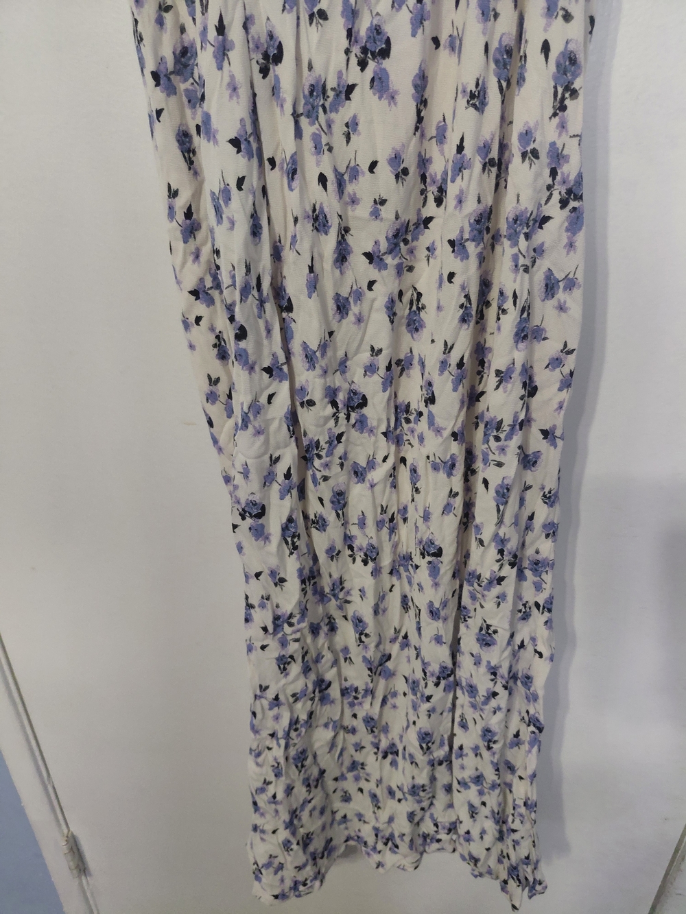 wild fable Cream Maxi Dress with Lavender Floral Print